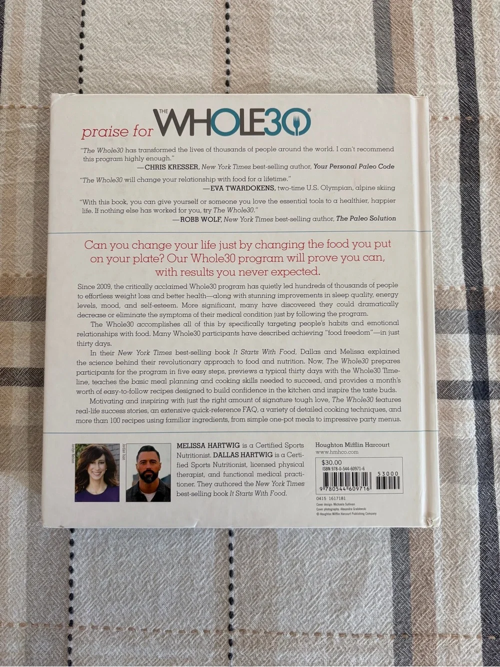 The Whole 30 Hardcover Book 30 day Guide to Total Health Food Freedom M Hartwig
